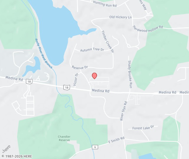Location Map: 3617 Reserve Commons Dr Medina, Ohio 44256