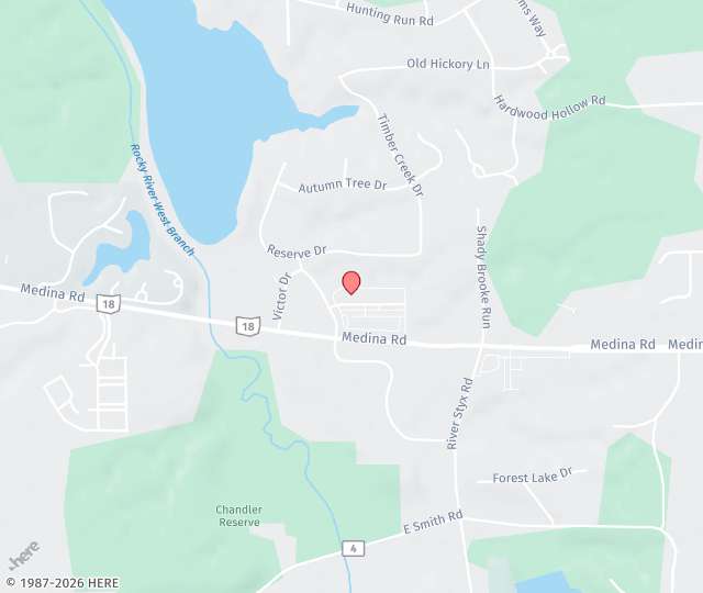 Location Map: 3617 Reserve Commons Drive Medina, Ohio 44256