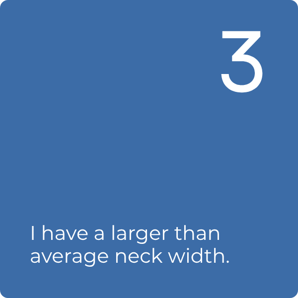 Q3: I have been told I snore in my sleep.